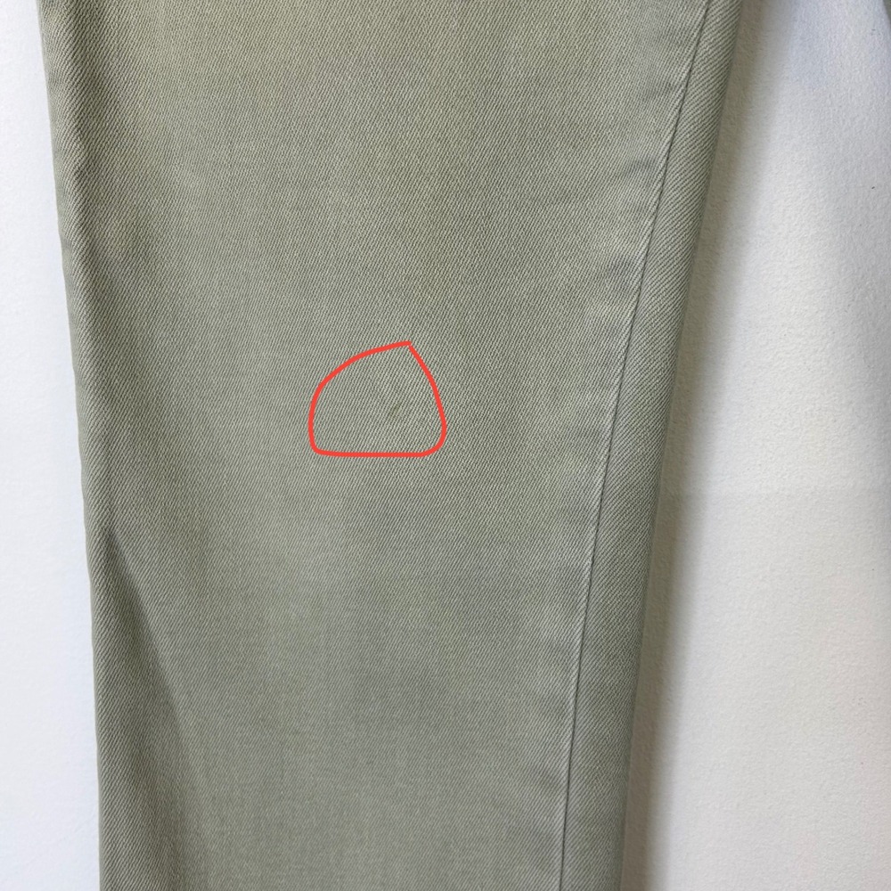 Driftwood Colette Sage Green Embroidered Cuff Crop Jeans Women's 31 Boho - Picture 5 of 11